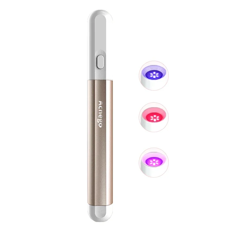 Acne Light Therapy Pen - قلم العلاج بالضوء الأزرق LED 2026/بورتيل،