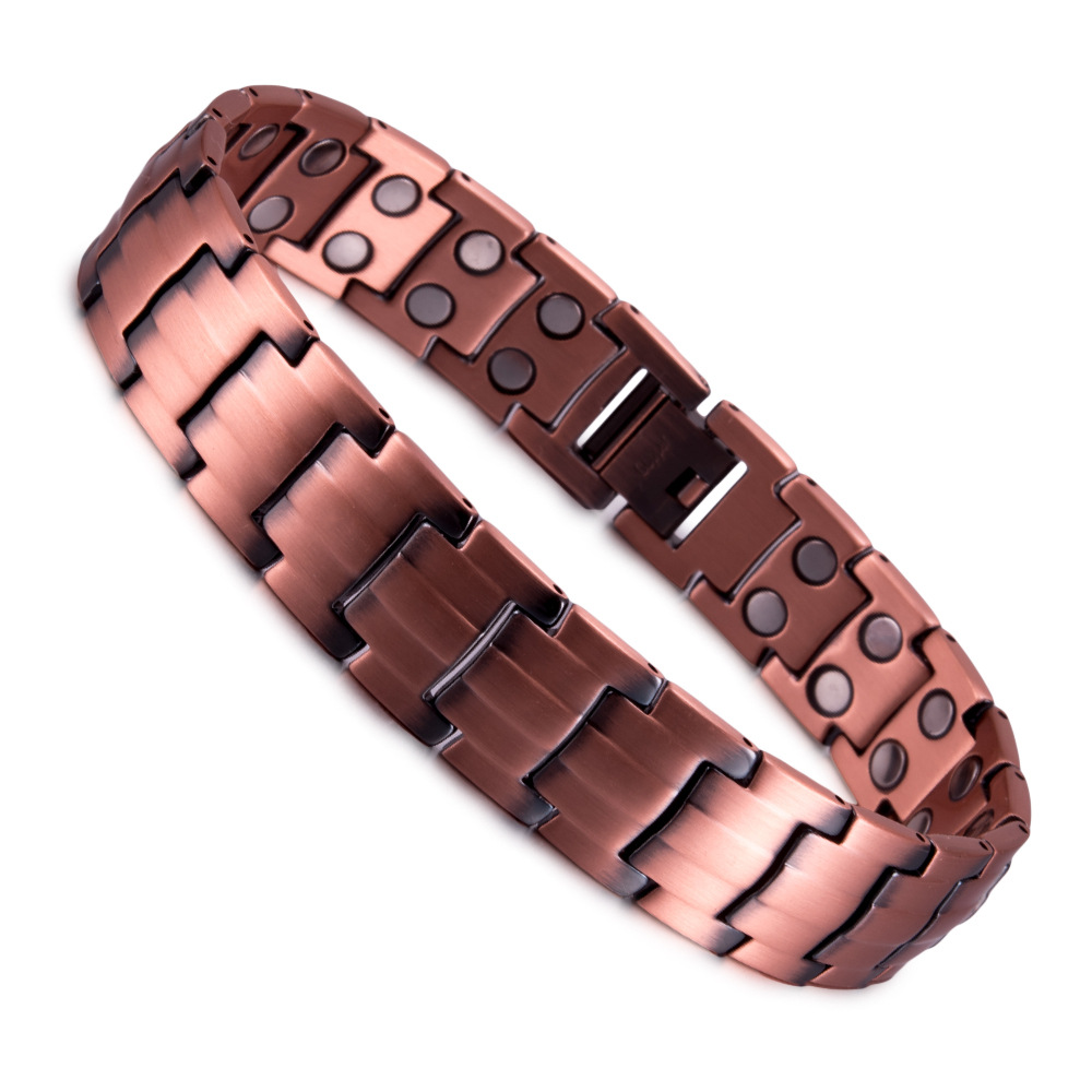 Health Wellness Bracelet - سوار العلاج المغناطيسي النحاسي الأحمر الفاخر