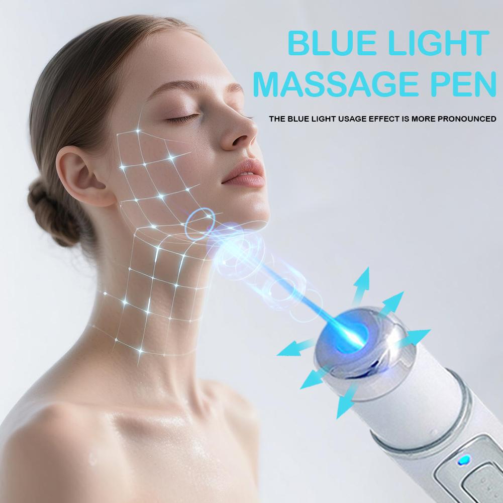 Acne Light Therapy Pen - قلم تدليك العين بالضوء الأزرق الاهتزازي