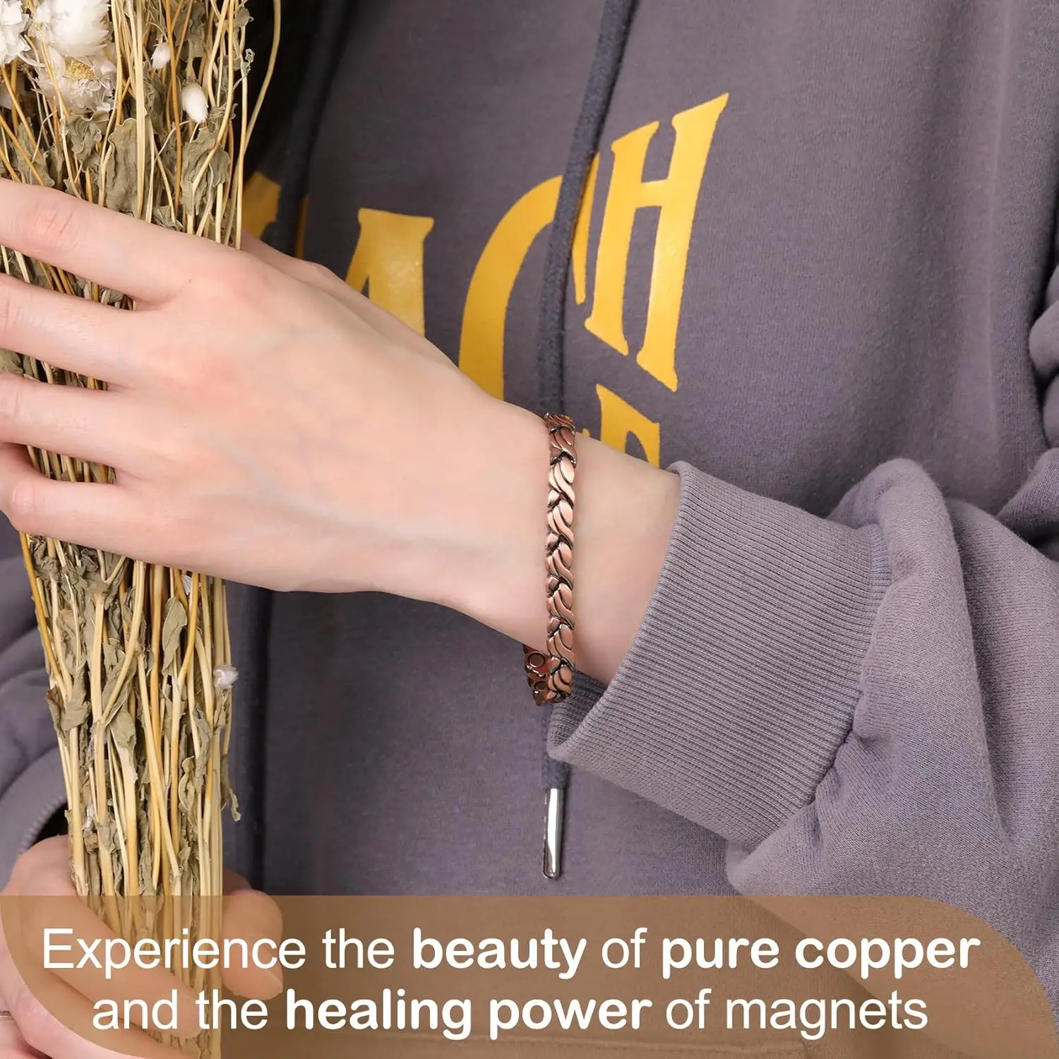 سوار مغناطيسي من النحاس النقي  - مراجعة Health Wellness Bracelet وسعره