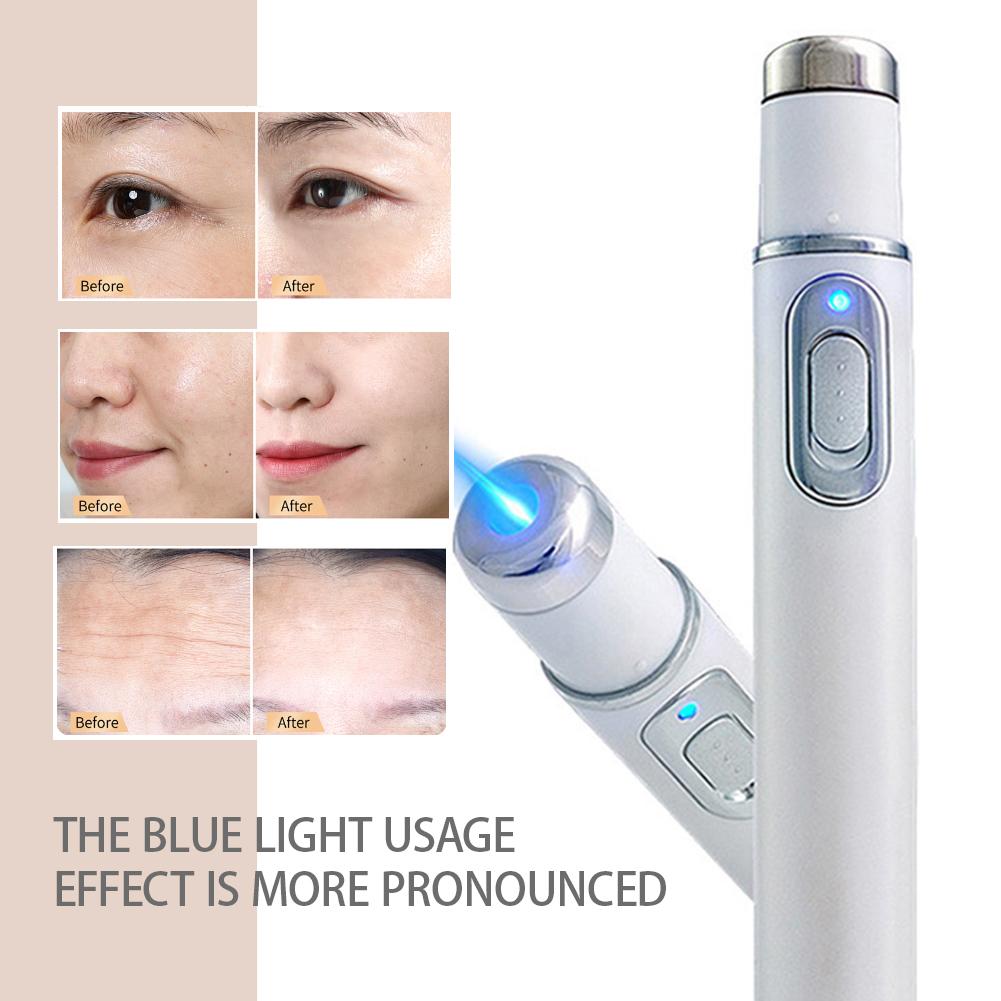 قلم تدليك العين بالضوء الأزرق  - مراجعة Acne Light Therapy Pen وسعره