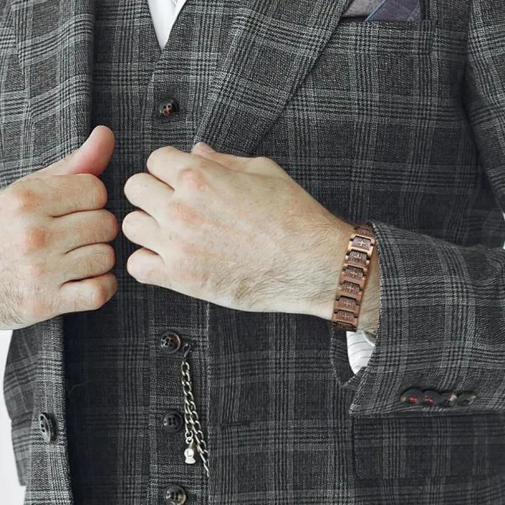 سوار فايكنج مغناطيسي للرجال من - مراجعة Health Wellness Bracelet وسعره