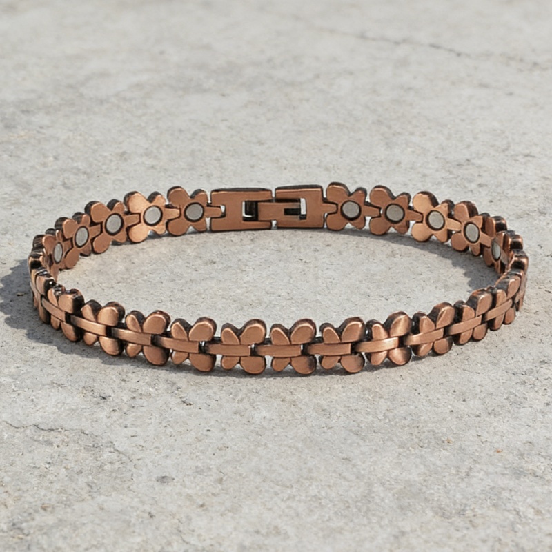 سوار علاجي مغناطيسي من النحاس  - مراجعة Health Wellness Bracelet وسعره
